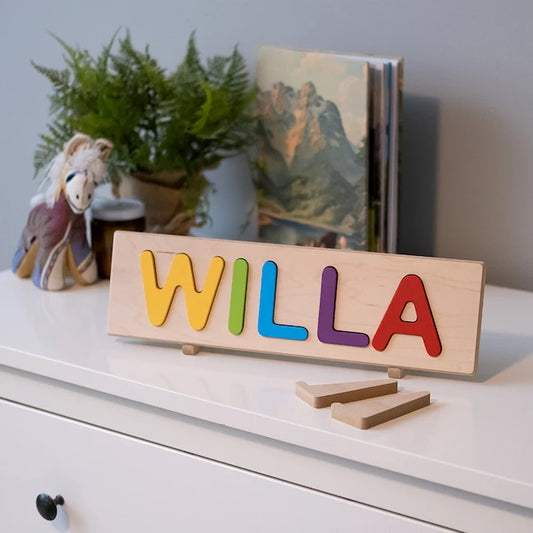 Personalized Name Puzzle Display Stand - Best for Ages 1 to 3 - US 6100