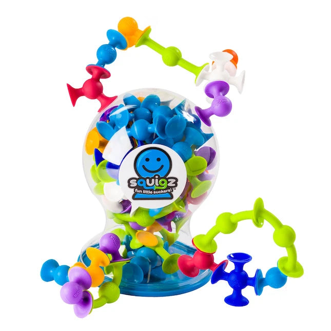 Squigz - Best Bath Toys for Ages 3 to 6 - Fat Brain Toys - US 9444