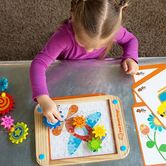 Go Go Gears! - Best Puzzles for Ages 3 to 4 - Fat Brain Toys - US 1553