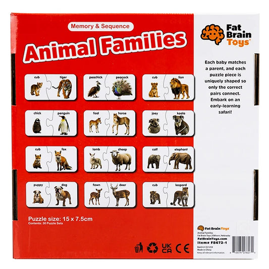 Animal Families - Best Early Learning Toys for Ages 2 to 4 - US 2709
