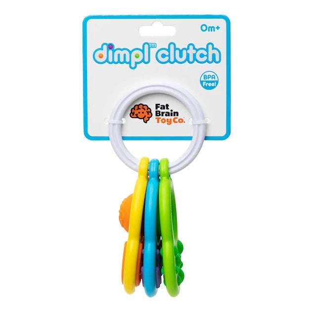 Dimpl Clutch - Best Baby Toys & Gifts for Ages 0 to 1 - Fat Brain Toys - US 2610