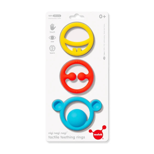 Nigi Nagi and Nogi Teething Rings by MOLUK - Best for Babies - US 2368