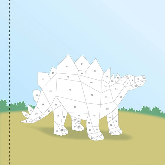 Paint By Sticker Kids - Dinosaurs - Best Arts & Crafts for Ages 5 to 8 - US 1141