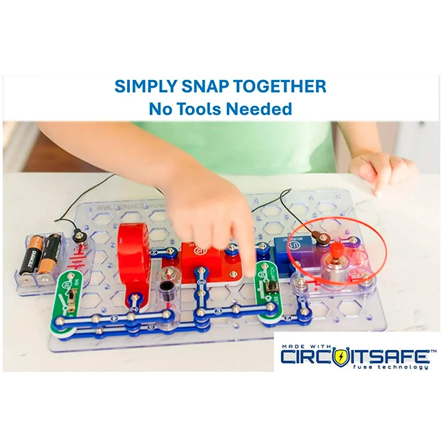 Snap Circuits Jr. - 100 in 1 - Best Classic & Retro Toys for Babies - US 5636