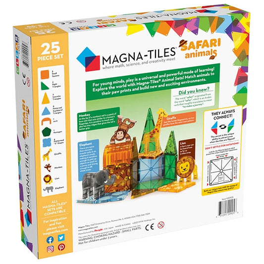 Magna-Tiles Safari Animals - Best for Ages 3 to 7 - US 9937