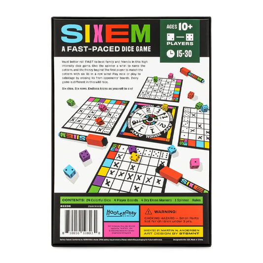 Sixem - Best Games for Ages 10 to 12 - Fat Brain Toys - US 2085