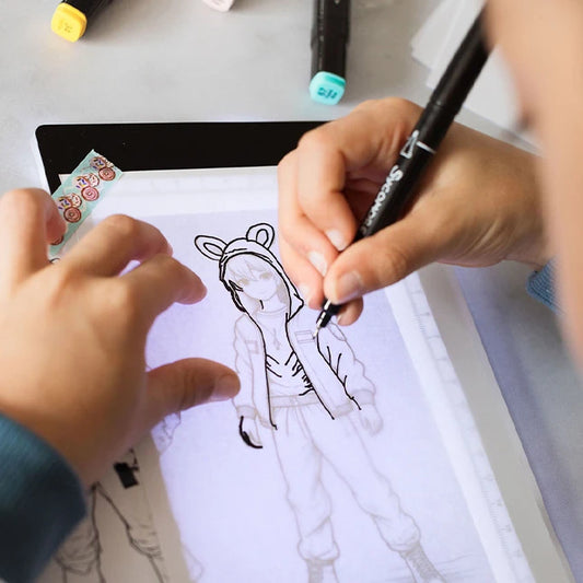 Sycomore Manga - Create Your Manga Characters with Rechargeable LED Light Pad - US 0502