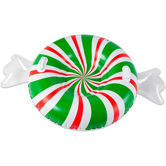 Peppermint Snow Tube - Green Red White - Best for Ages 8 to 12 - US 2081