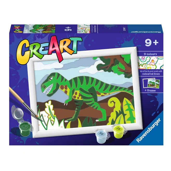 CreArt Roaming Dinosaur - 5x7 - Best Arts & Crafts for Ages 9 to 12 - US 4382