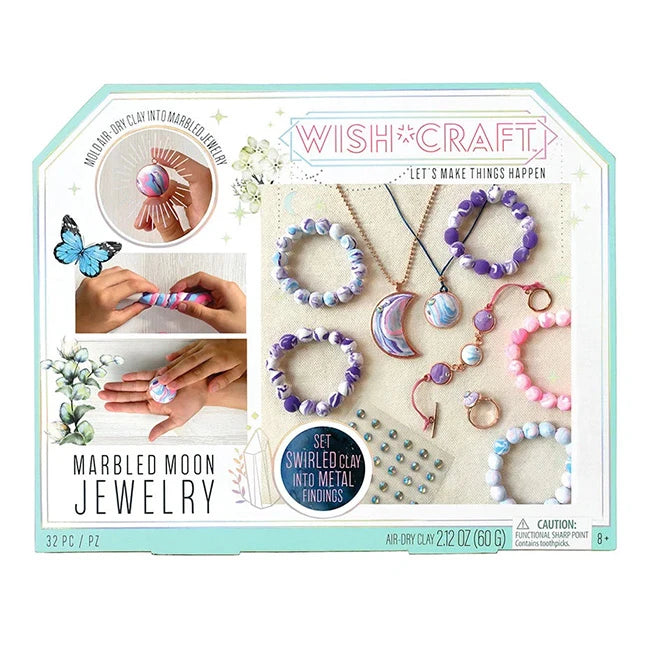 Wish Craft Marbled Moon Jewelry - Best Arts & Crafts for Ages 8 to 12 - US 6577