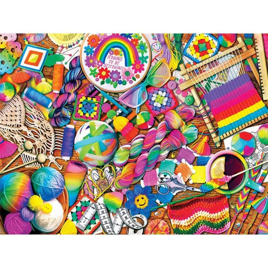 Trendz Hooked on Color 300 pc EZ Grip Large Puzzle - - Fat Brain Toys - US 5310