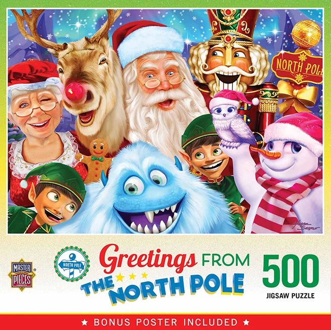 The North Pole Family Portrait 500 Piece Jigsaw Puzzle - - US 9299