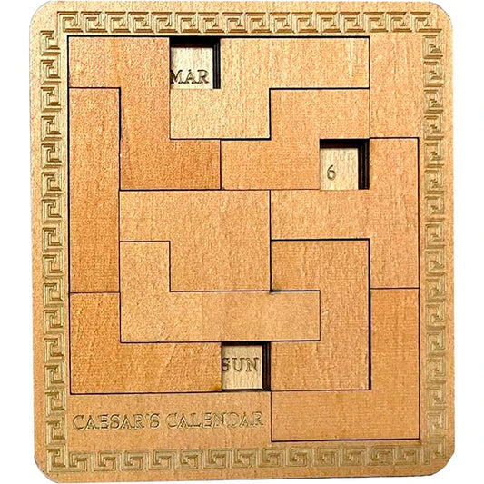True Genius Caesars Calendar - Best Brainteasers for Ages 8 to 12 - US 9768