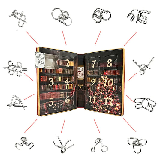 12 Puzzles Before Christmas Advent Calendar - Best for Ages 8 to 12 - US 6407