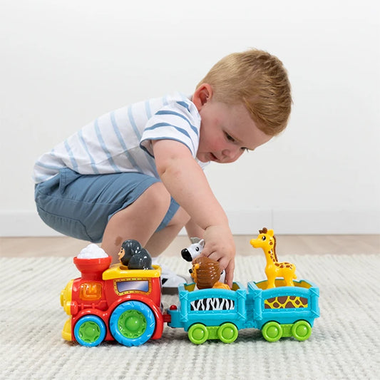 Musical Safari Train - Best Early Learning Toys for Babies - US 7709