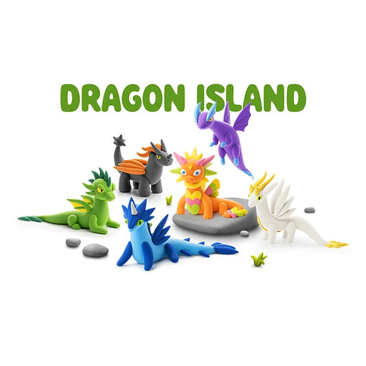 Hey Clay Dragon Island - Best Arts & Crafts for Ages 6 to 11 - US 3774