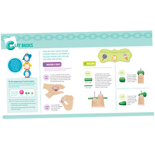 Klutz Clay Charms - Best Arts & Crafts for Ages 8 to 10 - US 8559
