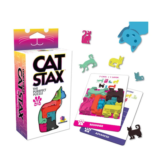 Cat Stax - Best Brainteasers for Ages 11 to 12 - Fat Brain Toys - US 2755