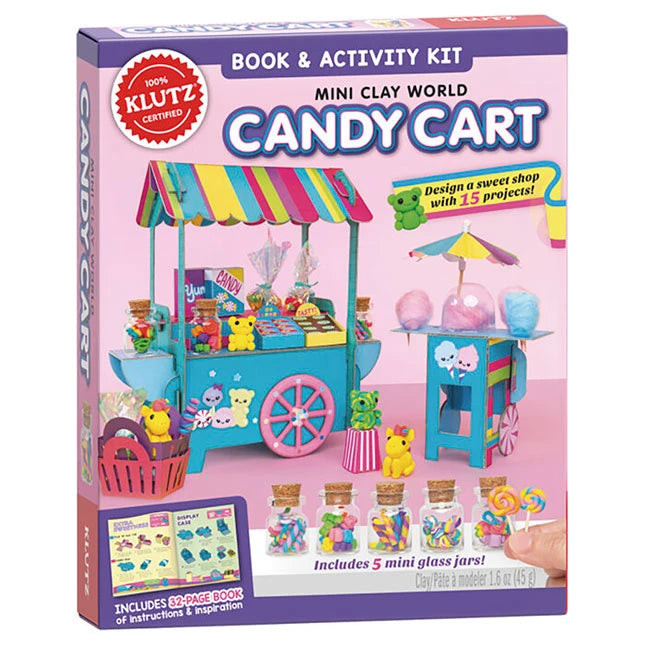 Klutz Mini Clay World Candy Cart - Best Arts & Crafts for Ages 8 to 12 - US 5230