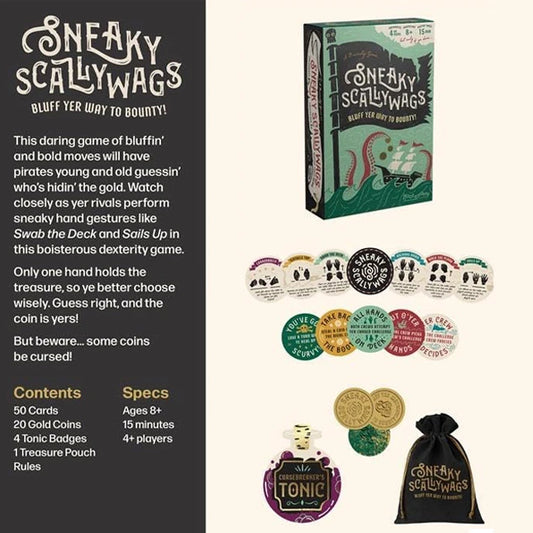 Sneaky Scallywags - Best Games for Ages 8 to 12 - Fat Brain Toys - US 0490