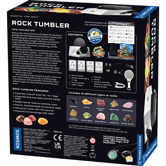 The T&K Rock Tumbler - Best Arts & Crafts for Ages 8 to 12 - US 4467