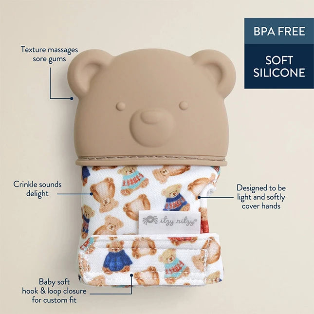 Itzy Mitt® Bear - Best Baby Toys & Gifts for Babies - Fat Brain Toys - US 0016