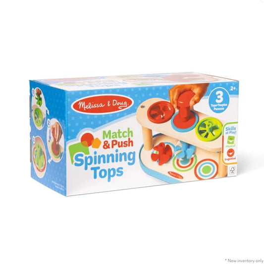 Match & Push Spinning Tops - Best Early Learning Toys for Ages 2 to 4 - US 0883