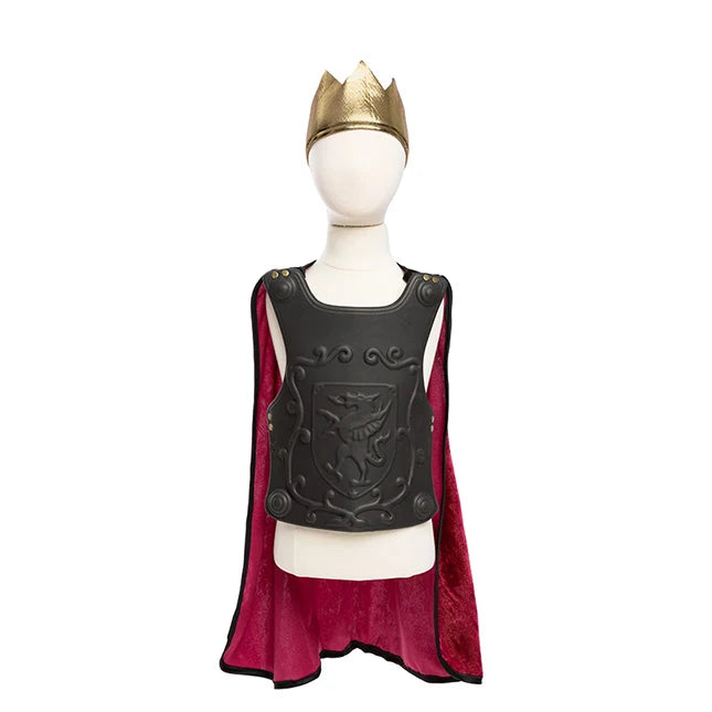 Legendary Knight Cape Chest Plate & Crown - Size 5-6 - US 2171