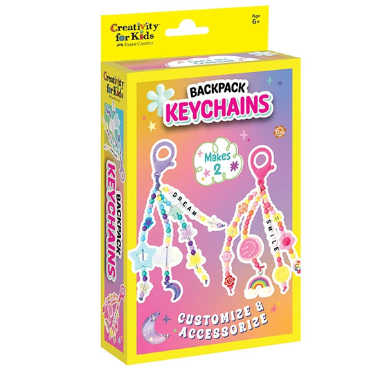 Backpack Keychains - Best Arts & Crafts for Ages 6 to 12 - US 6298