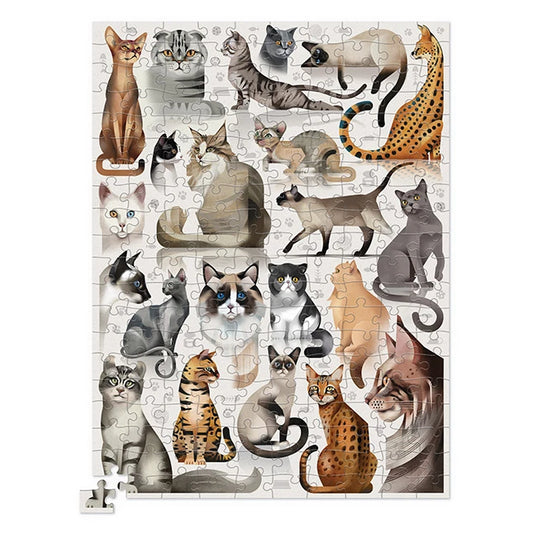 200-Piece Puzzle - Cat Breeds - Best Puzzles for Ages 8 to 12 - US 4797