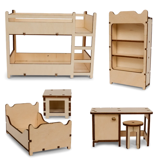 The Mouse Mansion Furniture - Kid's Room - Best for Ages 6 to 9 - US 3203