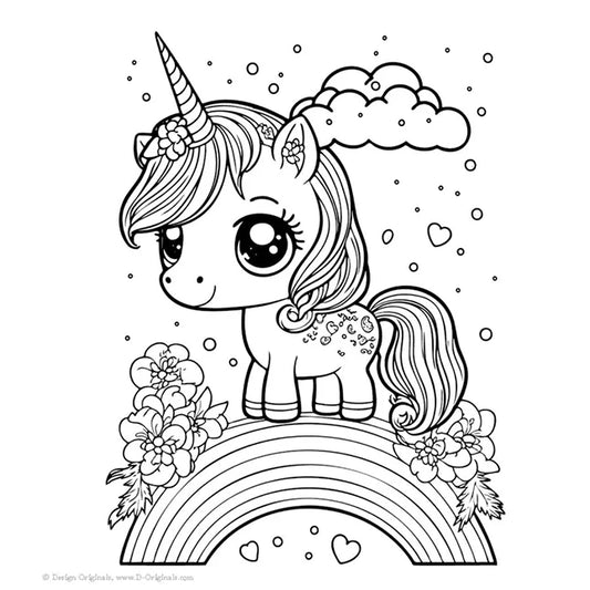 Adorable Chibi World Coloring Book - Best for Ages 6 to 10 - US 0329
