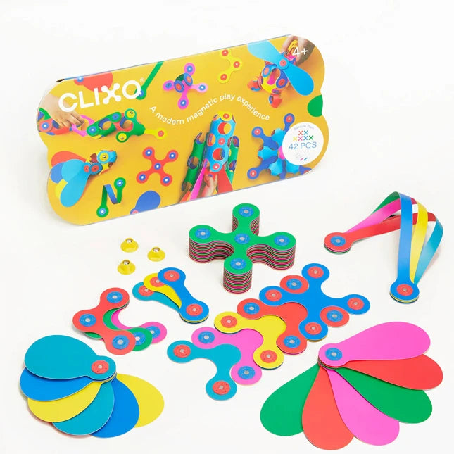 Clixo Rainbow Pack - Best Building & Construction for Ages 6 to 11 - US 7431