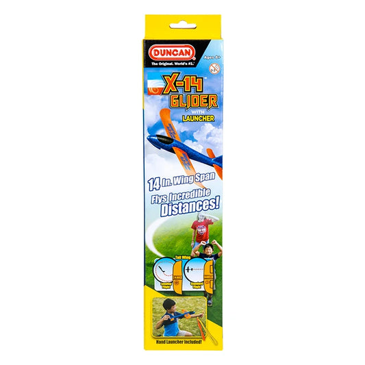X-14 Glider with Hand Launcher - - Fat Brain Toys - US 6243