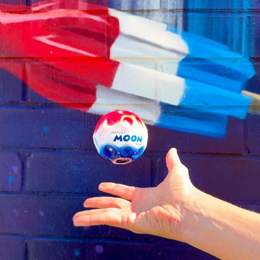 Red, White & Blue Moon Ball - Best Active Play for Ages 3 to 12 - US 9843