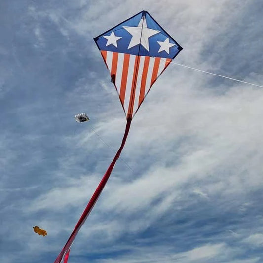 Eddy Stars & Stripes Kite - 28 inch - Best for Ages 5 to 10 - US 7699