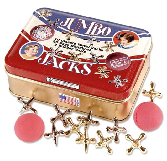 Jumbo Jacks Tin - Best Classic & Retro Toys for Ages 5 to 10 - US 8787