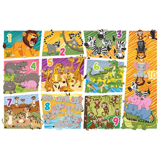 Animal Count Floor Puzzle - 35 pc - Best Puzzles for Ages 3 to 6 - US 9204