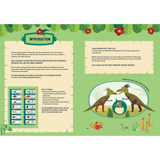 Search, Find & Count - Animals & Dinosaurs - Best for Ages 4 to 8 - US 5614