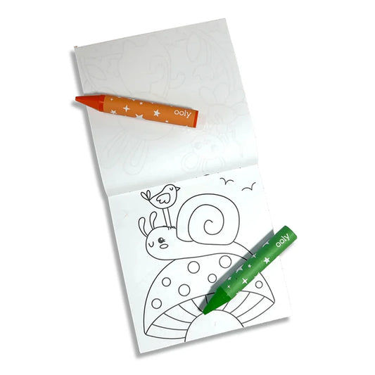 Carry-Along Coloring Kit - Garden Pals - - Fat Brain Toys - US 3447