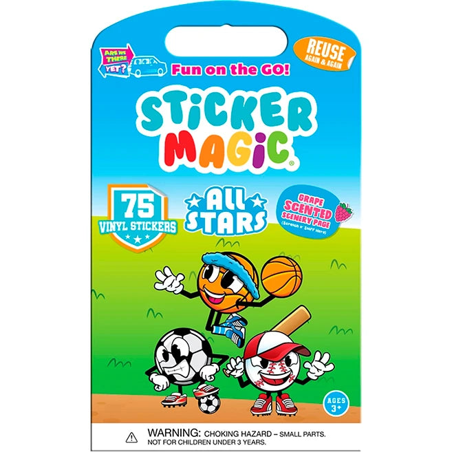 Sticker Magic - All-Star-Sports - - Fat Brain Toys - US 7320