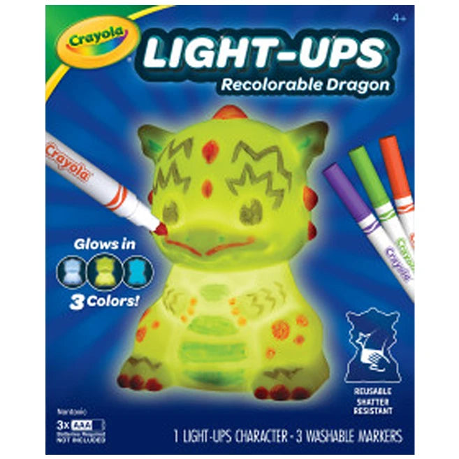 Crayola Light-Ups - Dragon - Best Arts & Crafts for Ages 4 to 8 - US 5157
