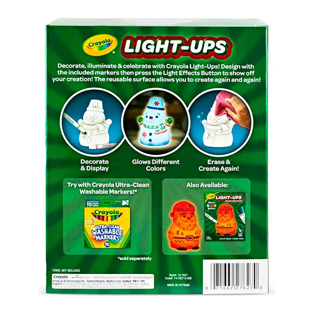 Crayola Light-Ups - Snowman - Best Arts & Crafts for Ages 4 to 8 - US 7794