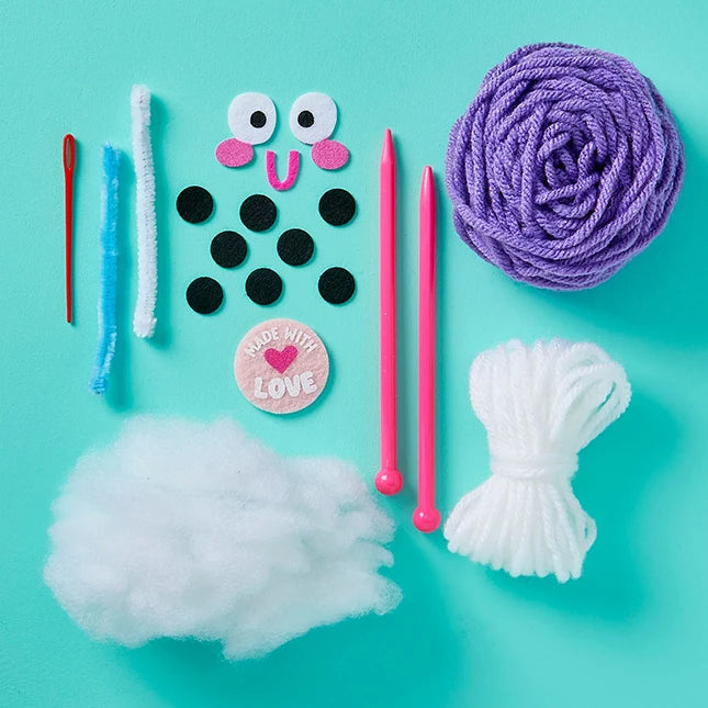Snack Knit Kit - Boba Buddy - Best Arts & Crafts for Ages 8 to 12 - US 7246