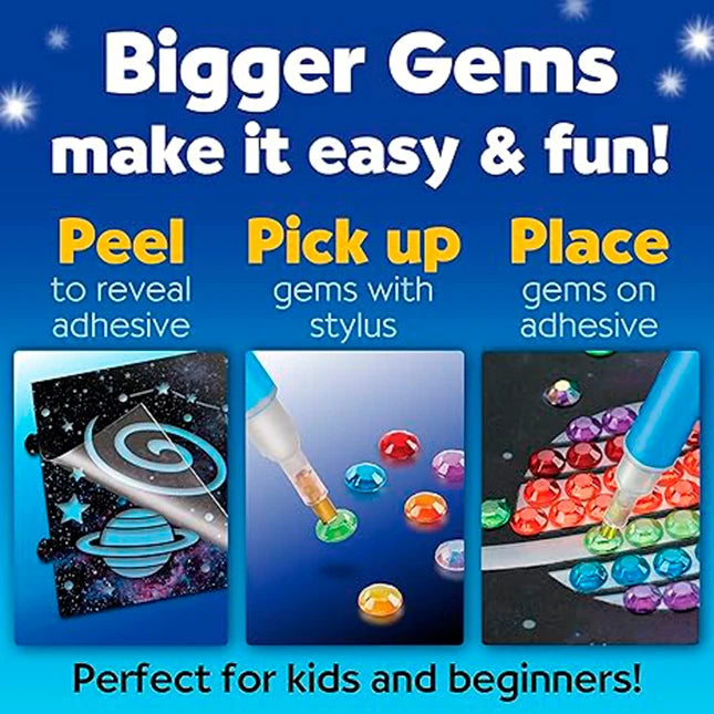 Big Gem Diamond Painting - Light - Best Arts & Crafts for Ages 6 to 11 - US 5732