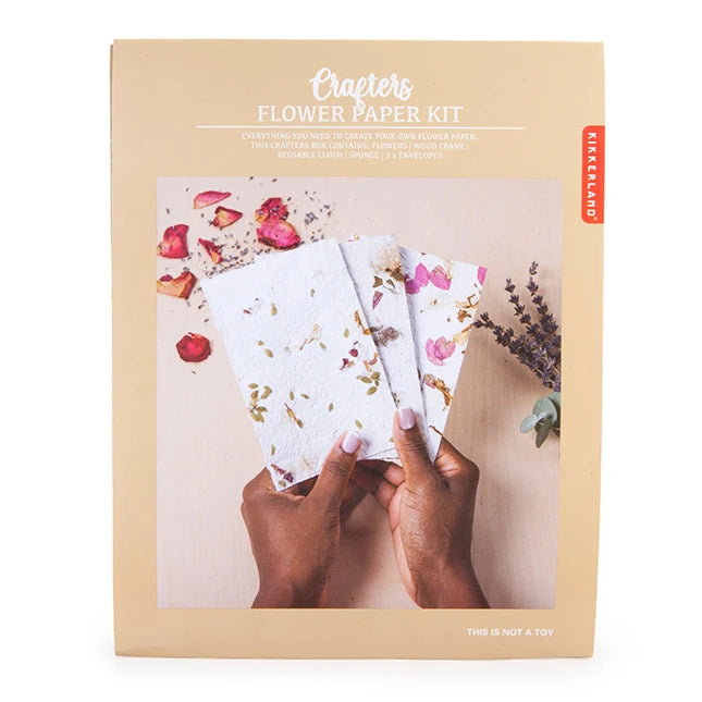 Crafters Flower Paper Kit - Best Arts & Crafts for Ages 6 to 12 - US 7484