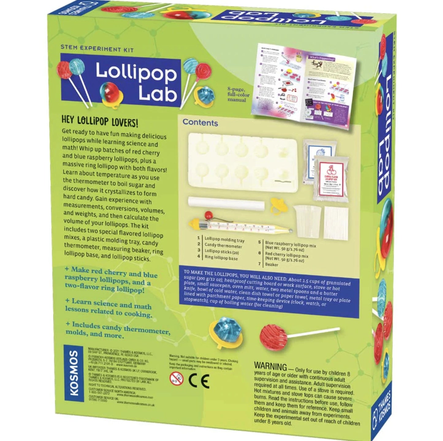 Lollipop Lab - Best Science & Nature for Ages 8 to 10 - Fat Brain Toys - US 9786