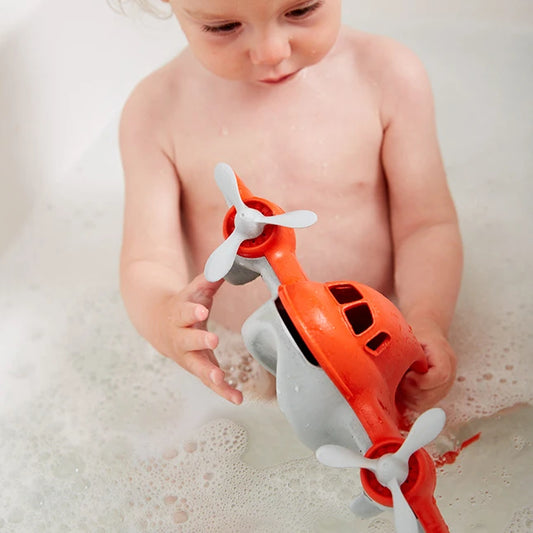 Green Toys Rescue Float Plane - Best Baby Toys & Gifts for Ages 1 to 2 - US 8261