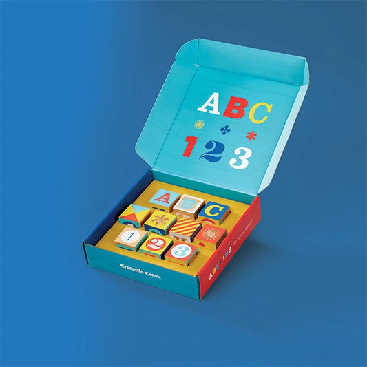 ABC - 123 Wood Blocks - Best Building & Construction for Ages 2 to 4 - US 4474