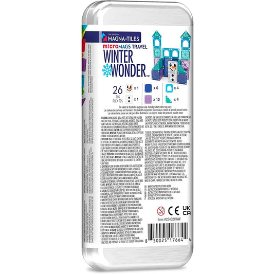 MicroMAGS Winter Wonder Travel Set - Best for Ages 3 to 10 - US 0138